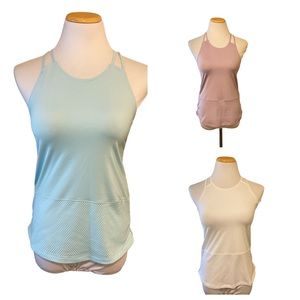3 Under Armour Loose Fit Tanks with Mesh